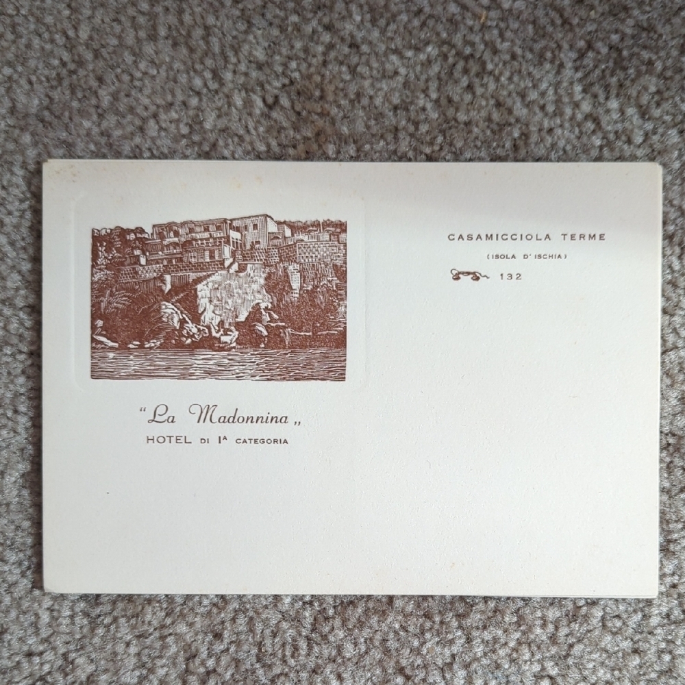 Vintage Italian Hotel Postcards
